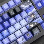 Gu Shiye keycap set: exclusive, handcrafted artisan keycaps. This character-themed set features fantastical, ethereal designs with intricate details.