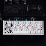 Exclusive Krul Tepes PBT dye-sublimation keycaps. Dark, regal anime aesthetic, intricate character art. Main image for premium keyboard customization.