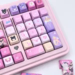 Vibrant Overwatch Juno's Spirit MDA PBT gaming keycaps set, featuring exclusive character-inspired designs.
