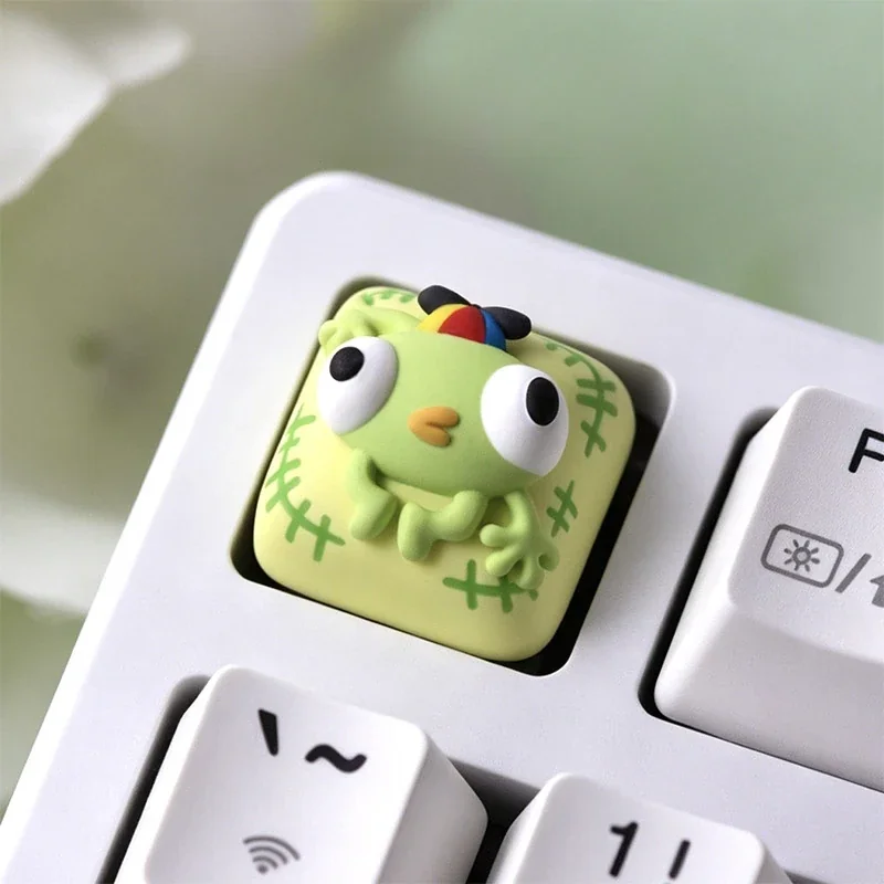 himsical PEAK Bing Bong artisan keycap, exquisitely handcrafted with vibrant colors and intricate details, offering unique keyboard personalization.