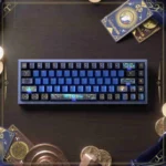 A full set of The Emperor Tarot Metallic PBT Keycaps displayed, featuring dark, regal iconography and intricate detailing for a premium keyboard aesthetic.