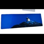Enchanting Totoro Desk Mat, main image: whimsical Studio Ghibli characters in a serene forest, a spacious and playful desk escape.