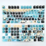 Exquisite Varka keycap set: PBT dye-sublimated keycaps capturing Faruzan's intricate Genshin Impact design and scholarly elegance.