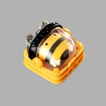 Main display image of the unique handcrafted Astronaut Bee Keycap, an intricate resin artisan piece.
