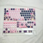Elaina Keycaps: Wandering Witch PBT backlit keycap set. Detailed gallery views showcase exclusive anime-inspired dye-sublimated legends.