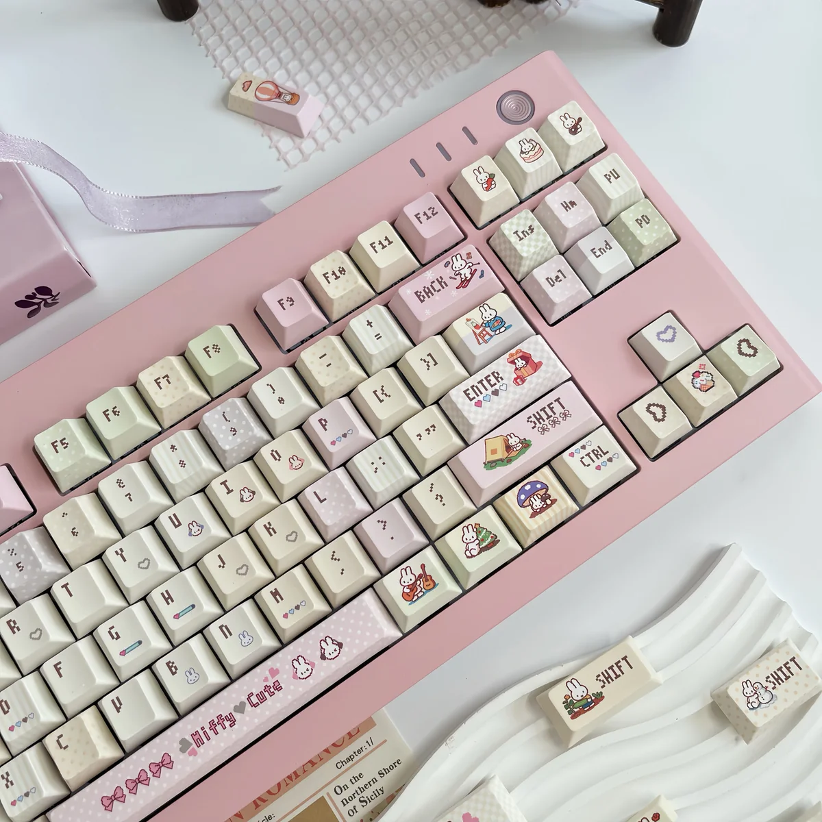 Miffy & Friends Pixel Art PBT Keycap Set: vibrant, playful, nostalgic Miffy keycaps offer durable PBT and retro charm.