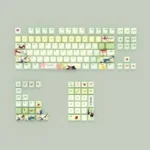 Exclusive Senren Banka Murasame PBT Dye-Sub keycaps featuring vibrant Murasame front-printed anime art and elegant Cherry profile.