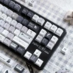 Serenade PBT Keycaps: tranquil, melodic. Durable PBT, five-sided dye-sublimated Cherry legends from all angles.