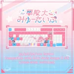 Exclusive BanG Dream!: Mugendai MewType anime keycaps collection for mechanical keyboards, featuring lively characters and musical elements from diverse playful angles.