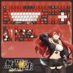 Exclusive Eris Boreas Greyrat keycap set for Mushoku Tensei enthusiasts, showcasing vibrant, dynamic Eris character art. An adventurous, artistic keyboard upgrade.
