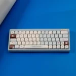 Gourmet Sea Salt Choco MOA Keycap Set. Warm, inviting keycaps featuring rich chocolate and delicate sea salt textures.