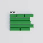 Vibrant green Mischief Keycaps Numpad Kit, featuring playful double-shot ABS legends for an energetic, quirky mechanical keyboard setup.
