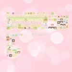Exclusive Kamisama Kiss keycaps PBT set, displaying vibrant anime art with its charming, unique aesthetic.