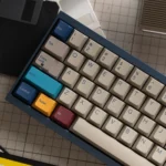 Detailed Keystone Keycaps product gallery, highlighting multiple angles and the luxurious glass microbead skin-like texture.