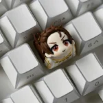 Medalist Inori Yuitsuka keycap, intricate gold victory symbol. This gallery image reveals premium details from a new perspective.