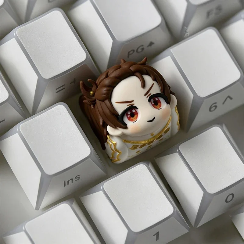 Medalist Inori Yuitsuka keycap, intricate gold victory symbol. This gallery image reveals premium details from a new perspective.