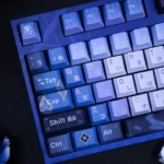 Mushoku Tensei Roxy Migurdia Migurdia anime keycaps. Exclusive, vibrant art set for mechanical keyboards, featuring fantasy designs from various angles.
