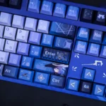 Exclusive Mushoku Tensei Roxy Migurdia keycaps, with vibrant anime art of iconic Roxy Migurdia. This artistic mechanical keyboard set features fantasy element.