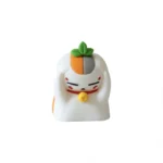 Charming Madara artisan keycap, captured from multiple delightful angles, highlighting its vibrant anime aesthetic and intricate