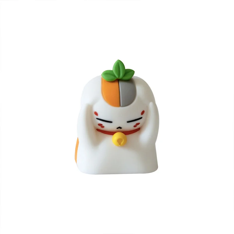 Charming Madara artisan keycap, captured from multiple delightful angles, highlighting its vibrant anime aesthetic and intricate