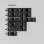 Neon R2 Cherry Supplement Keycap Set in a detailed gallery, displaying vibrant, high-contrast neon colors and premium design.