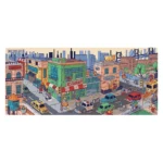 NEW YORK CITY Premium Desk Mat, multiple angles. Sleek, minimalist aesthetic, ultimate workspace foundation, and high-performance details.
