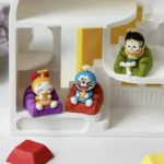 A detailed view of the iconic Nobita Nobi keycap, a custom ESC keycap featuring Nobita's innocent expression and vibrant design, adding playful charm.