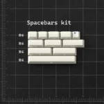 Office Love retro PBT dye-sub Norde keycaps, featuring sophisticated grey, white, and purple accents, delivering a premium vintage office aesthetic.