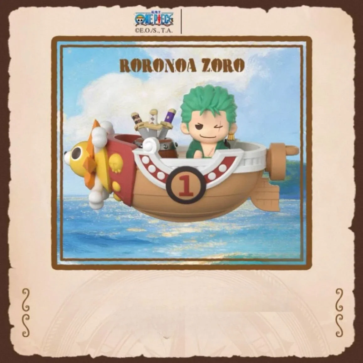 Vibrant One Piece Zoro keycap, a playful collectible for anime fans, showcasing the beloved character's stylized design for your keyboard.