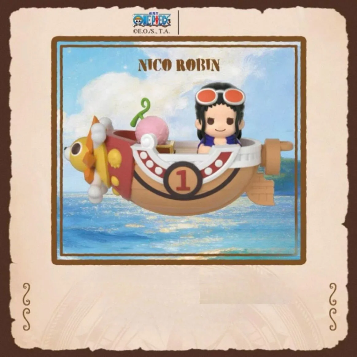 One Piece Robin keycap, a vibrant collectible. This confirmed opened box variant brings playful anime flair to your keyboard.