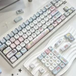 Elegant Sailor Moon Jade MOA Keycaps featuring a magical girl aesthetic, highlighting the iconic theme and premium jade resin.