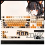 Exclusive Magical Girl Witch Trials Sawatari Coco Keycap Set main image, highlighting anime-inspired character art and a mystical dark fantasy aesthetic.