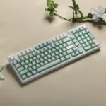 Song Matte Translucent ABS Cherry keycaps in a gallery view, revealing their premium matte finish and subtle diffused light aesthetics.