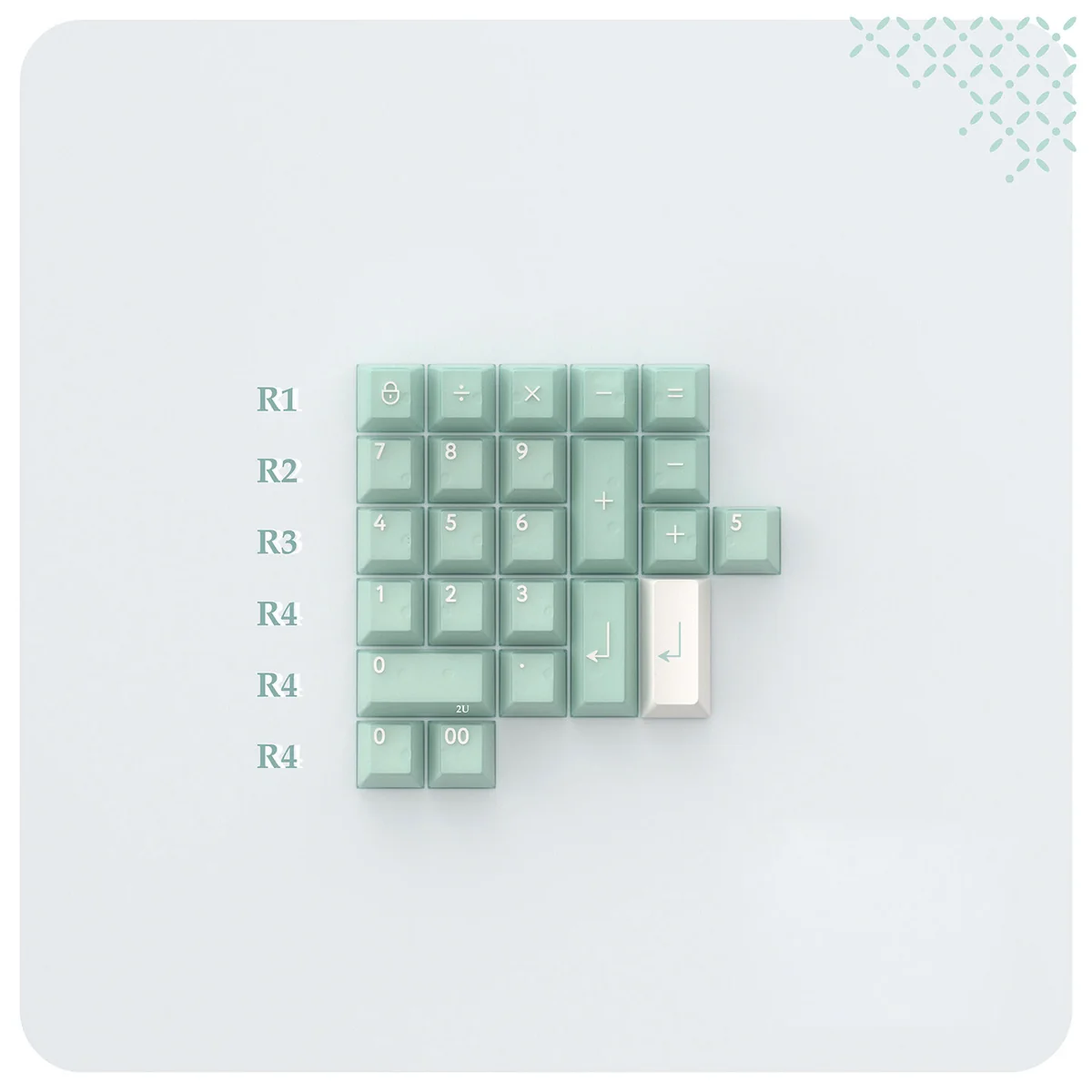 Song Matte Translucent ABS Cherry keycaps showcasing a matte semi-transparent finish, subtly diffusing light for a sophisticated keyboard aesthetic.