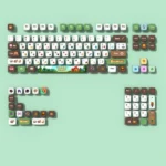 Authentic Stardew Valley pixel art PBT dye-sub translucent keycaps, displaying vibrant details and premium quality for an enchanting setup.