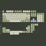 Exclusive Whimsical Totoro PBT Dye-Sub keycaps, multiple detailed angles. Playful forest spirits and gentle nature designs evoke nostalgic charm.