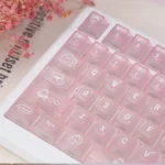UR98 Daily Life Tri-Mode Mechanical Keyboard product gallery. See its cute, soft-colored design, silent typing, and wireless fun from multiple playful angles.