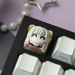Unique Cosmic Kaguya keycap: Yachiyo Runami artisan. Elegant lunar, starlight motifs blend Japanese folklore with futuristic cosmic aesthetics.