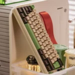 Iconic Yoda SA Keycap close-up, revealing its sculpted SA profile and premium double-shot ABS craftsmanship, a playful homage to retro Star Wars adventure.