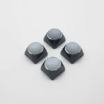 Premium aluminum Arrow keycaps, showcasing a durable electroplated metallic finish and vibrant color accents. Modern XDA profile ensures superior tactile feedback.