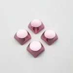 Premium aluminum Arrow keycaps showcased from a sleek angle, highlighting their durable electroplated finish and modern XDA profile for superior tactile feedback.