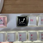 Ascend Graph Keycaps gallery. Displays vibrant translucent glow, premium design from all angles. Perfect for keyboard customization.