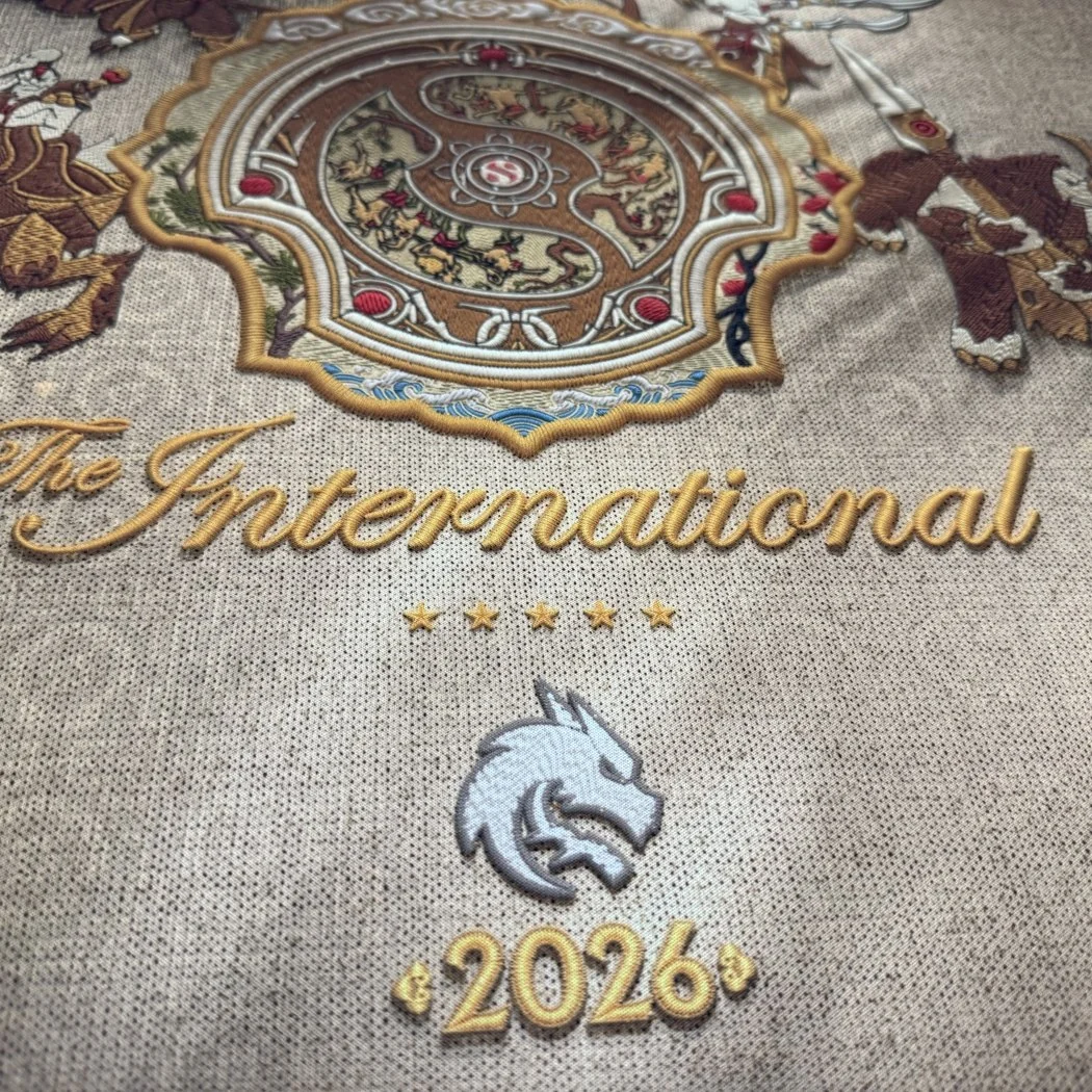 DOTA 2 TI15 2026 Champions Team Spirit Desk Mat, displaying its majestic design. A premium commemorative piece celebrating the champion.
