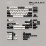 Drift keycap set Latin Base English layout with white alphas, black modifiers, and ABS double-shot craftsmanship for JDM racing builds.