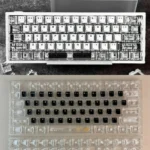 20th Anniversary Special Edition Gaming Keycaps set, showcasing a premium dark, mysterious aesthetic with classic black and white keys.