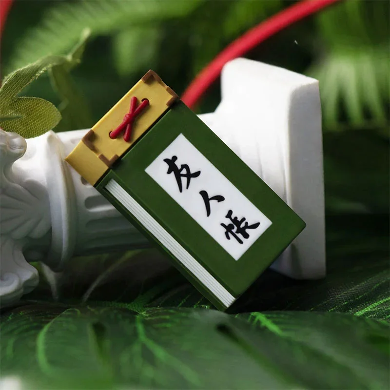 Detailed view of the iconic Natsume's Book of Friends 2U keycap, showcasing its serene art and mystical Japanese folklore design from a unique angle.