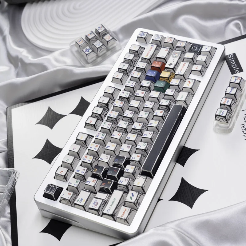 Retro Pixel Keycaps - 8-Bit PBT Keycap Set