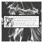 Official Wuthering Waves Cartethyia PBT dye-sub keycaps, showcasing their vibrant sci-fi aesthetic, custom character legends, and futuristic design.